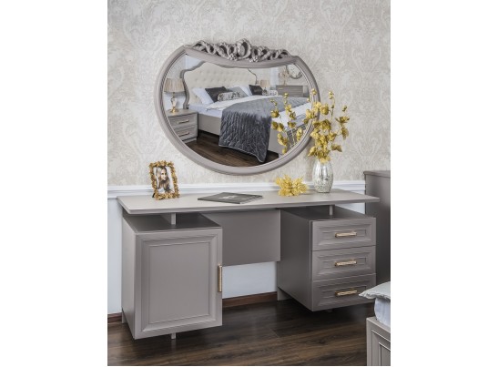 Зеркало для туалетного столика МОККО, серый камень