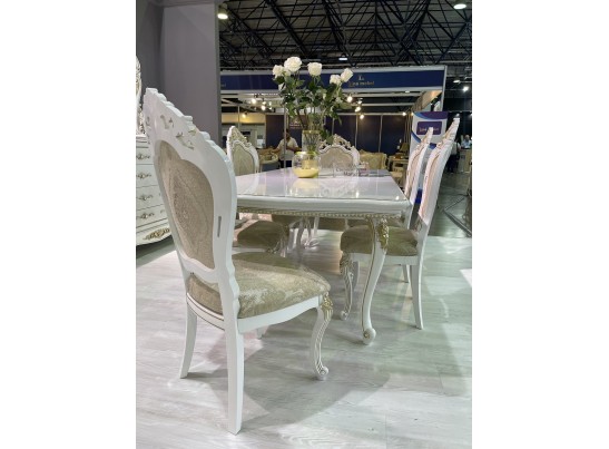 Столовая Натали, белый глянец