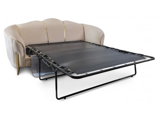 Диван Лара 3х местный, бежевый золото в Ростове-на-Дону