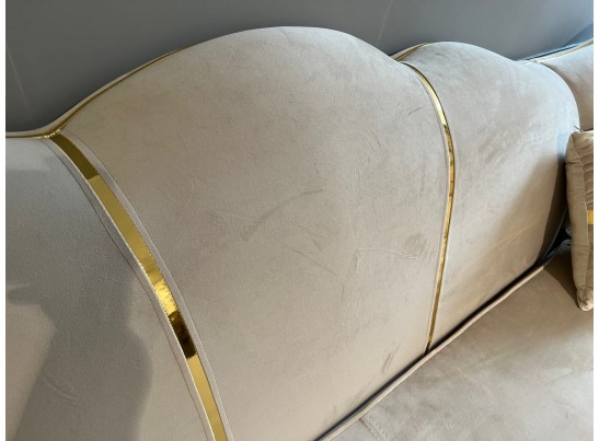 Диван Лара угловой 2-У-1, бежевый золото в Ростове-на-Дону