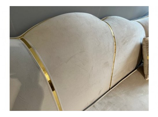 Диван Лара угловой 3-У-1, бежевый золото в Ростове-на-Дону