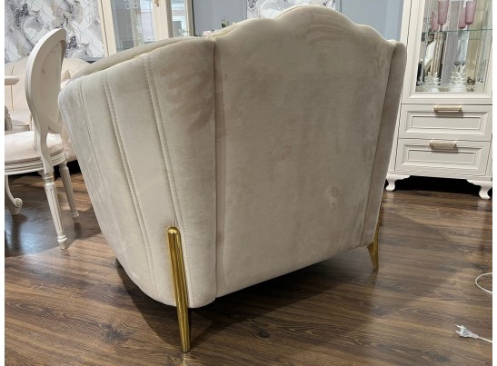 Кресло Лара, бежевый золото в Ростове-на-Дону