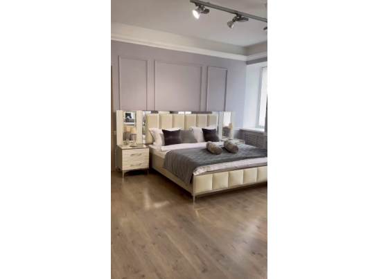 Спальня "Gravita" 4-х ств. шкаф с зеркалами, Белый глянец в Ростове-на-Дону