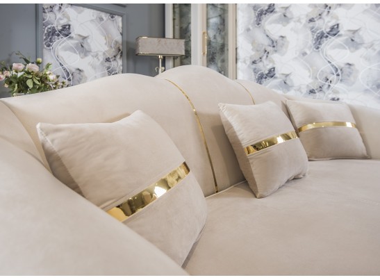 Раскладной Диван Лара 2х местный, бежевый золото в Ростове-на-Дону