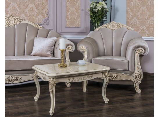 Кресло МАРСЕЛЛА, крем глянец в Ростове-на-Дону