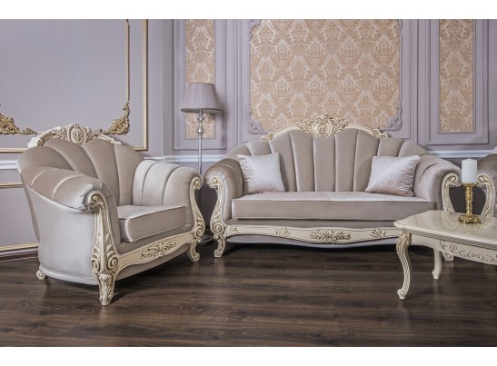 Кресло МАРСЕЛЛА, крем глянец в Ростове-на-Дону