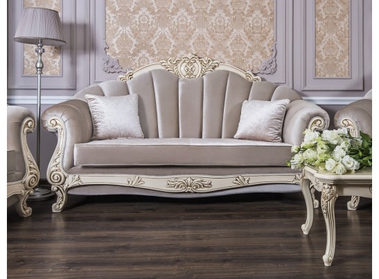 Комплект мягкой мебели МАРСЕЛЛА, крем глянец в Ростове-на-Дону