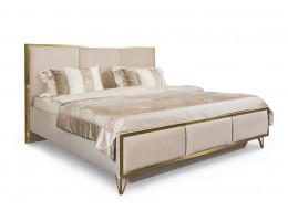 Кровать LARA 180X200см, бежевый глянец