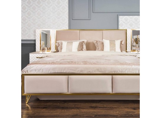 Кровать LARA 160X200см, белый глянец в Ростове-на-Дону