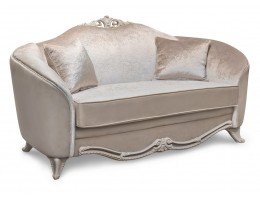 Диван Мокко 2х местный, бежевый без раскладного механизма