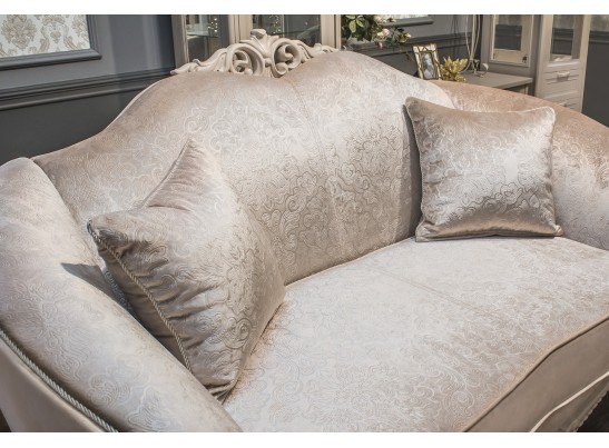 Диван Мокко 2х местный, бежевый без раскладного механизма в Ростове-на-Дону