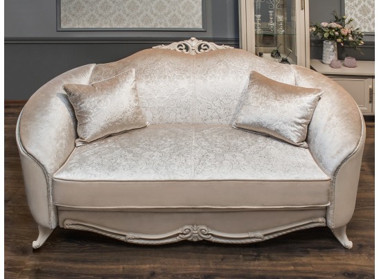 Диван Мокко 2х местный, бежевый без раскладного механизма в Ростове-на-Дону