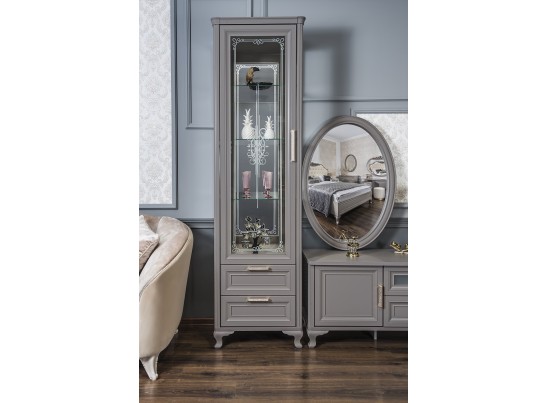 Витрина 1-ств МОККО, серый камень в Ростове-на-Дону