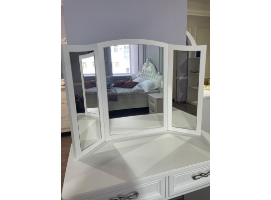 Зеркало трельяж для туалетного столика Мишель, белый