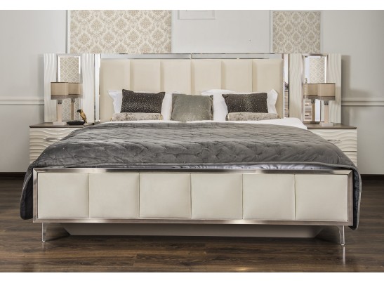 Спальня "Gravita" 5-и ств. шкаф с зеркалами, Белый глянец в Ростове-на-Дону