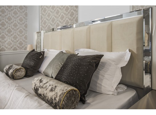 Спальня "Gravita" 5-и ств. шкаф с зеркалами, Белый глянец в Ростове-на-Дону