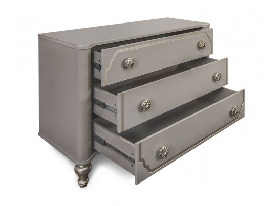 Комод ЛАЛИ 3 ящика, серый камень в Ростове-на-Дону