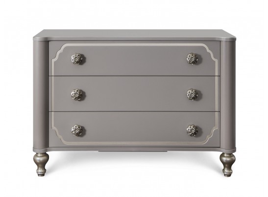 Комод ЛАЛИ 3 ящика, серый камень в Ростове-на-Дону