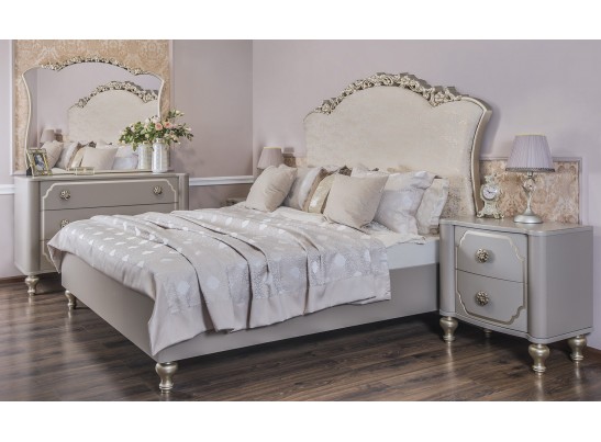 Кровать 160*200 ЛАЛИ, серый камень в Ростове-на-Дону