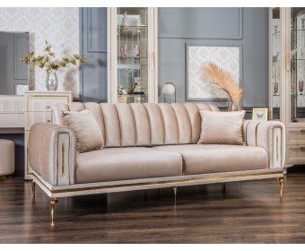 Диван ЗАМИРА, бежевый