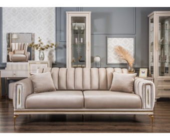 Комплект мягкой мебели ЗАМИРА, бежевый