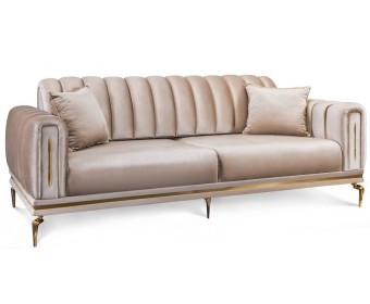 Комплект мягкой мебели ЗАМИРА, бежевый