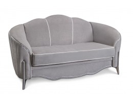 Диван GRAVITA 2Х местный, серый серебро