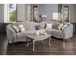 Диван GRAVITA угловой 3-У-1, серый серебро