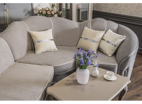 Диван GRAVITA угловой 3-У-1, серый серебро в Ростове-на-Дону