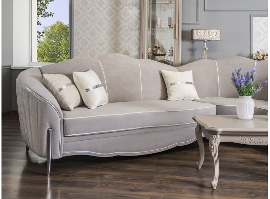 Диван GRAVITA угловой 3-У-2, серый серебро в Ростове-на-Дону