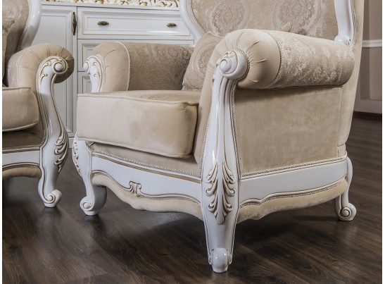 Кресло Натали, белый глянец в Ростове-на-Дону