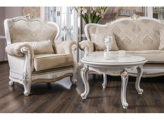Комплект мягкой мебели Натали, белый глянец в Ростове-на-Дону