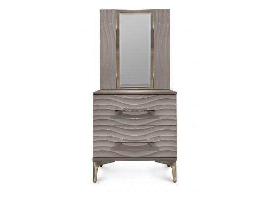 Тумба Гравита, серый камень глянец в Ростове-на-Дону