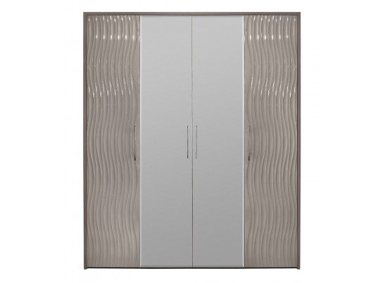 Шкаф 4-х ств. Гравита, серый камень глянец в Ростове-на-Дону