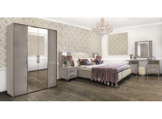 Кровать 180X200 Гравита, серый камень глянец в Ростове-на-Дону