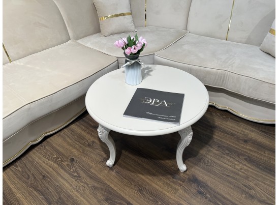 Столик круглый Мокко, бежевый в Ростове-на-Дону