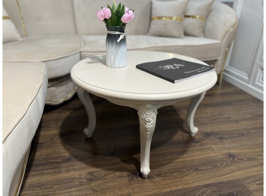 Столик круглый Мокко, бежевый в Ростове-на-Дону