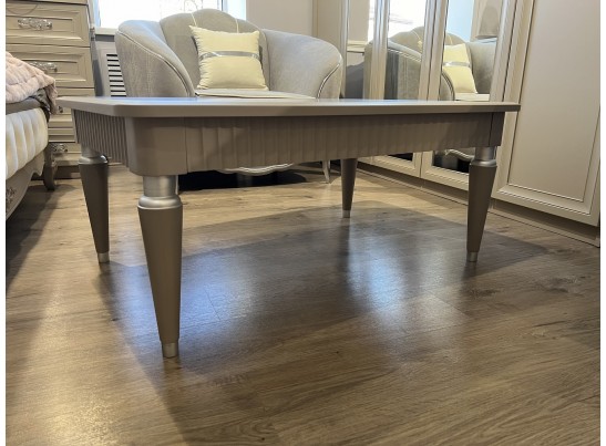 Столик прямоугольный Гравита, серый камень