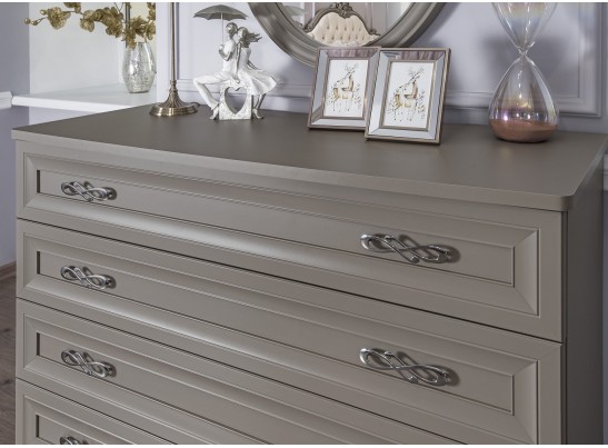 Комод Мишель Лайт серый камень