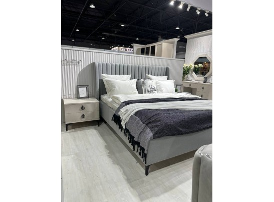 Кровать Стелла 180x200 см светло серый камень Кровать Стелла 180x200 см светло серый камень