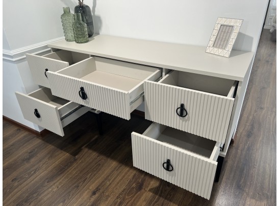 Туалетный столик Стелла светло серый камень