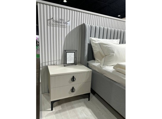 Спальня Стелла 6-ств 180 светло серый камень