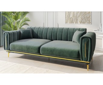 Диван Замира оливковый 