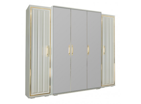 Шкаф Замира 5-дверный оливковый в Ростове-на-Дону