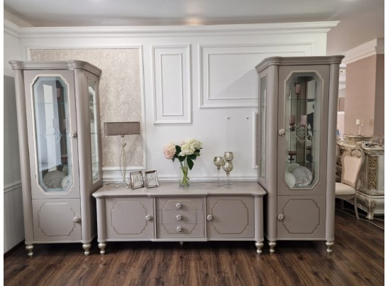 Тумба ТВ Лали серый камень в Ростове-на-Дону