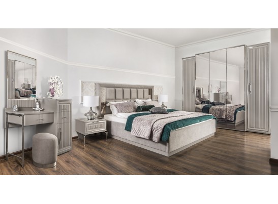 Шкаф Замира 5-дверный серый камень в Ростове-на-Дону