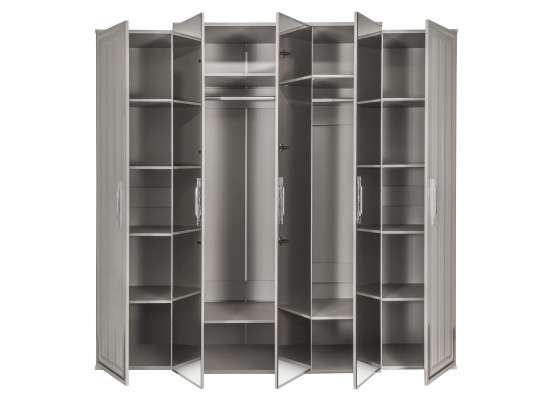 Шкаф Замира 5-дверный серый камень в Ростове-на-Дону