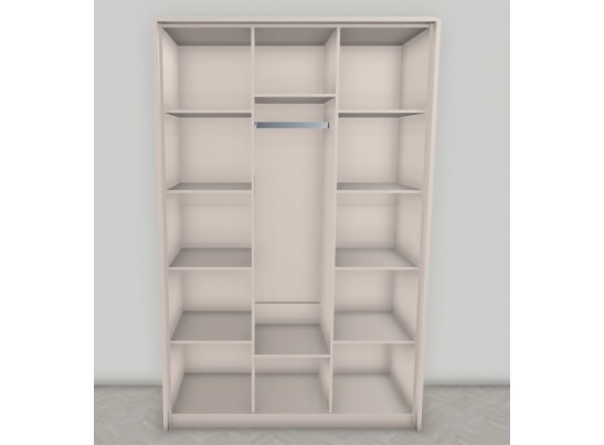 Шкаф LARA 3-дверный бежевый глянец в Ростове-на-Дону