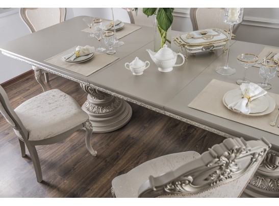 Стол Лали прямоугольный серый камень в Ростове-на-Дону