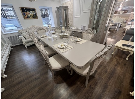 Стол Лали прямоугольный серый камень в Ростове-на-Дону